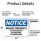 Signmission Private Property No Trespassing No Soliciting OSHA Notice Sign, Plastic, 24in W x 18in L, 2PK OS-2PACK-NS-P-1824-L-17848 - alternate 5